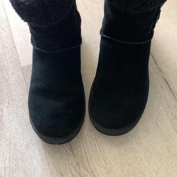 Koolaburra By Ugg Sulana Short Womens Insulated Winter Snow Boots Size 8 Black - Picture 2 of 11